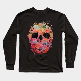 Skull Roses Long Sleeve T-Shirt